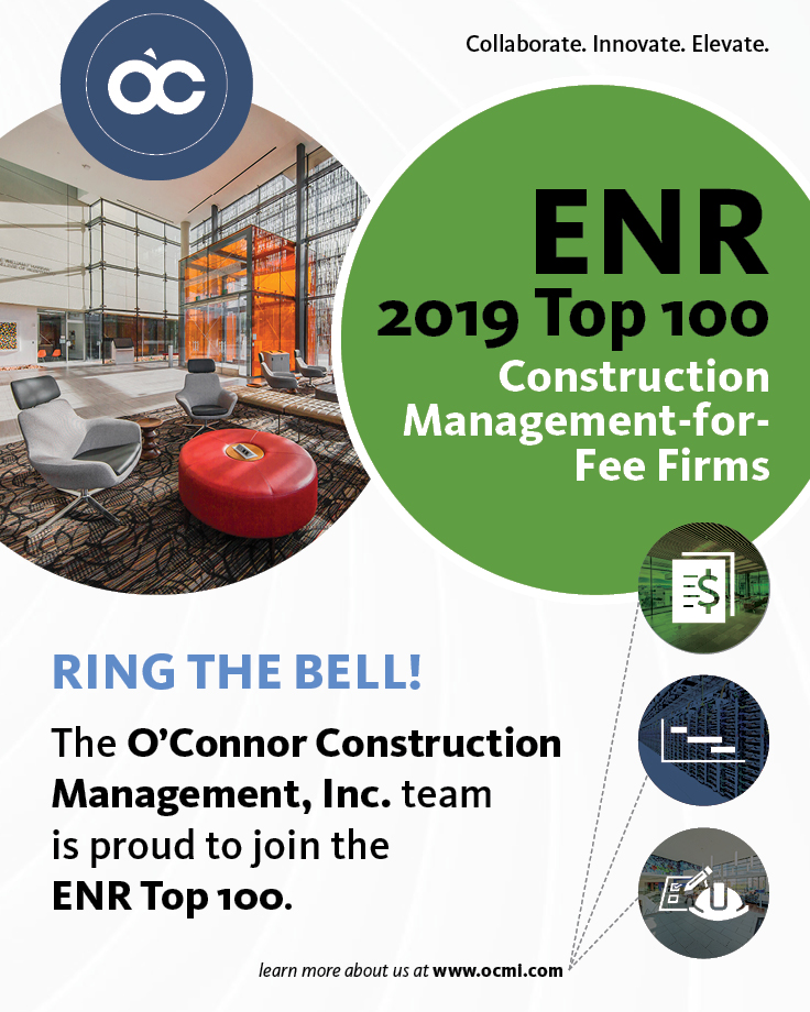 O'Connor joins the ENR 2019 Top 100 Construction Management-for-Fee ...