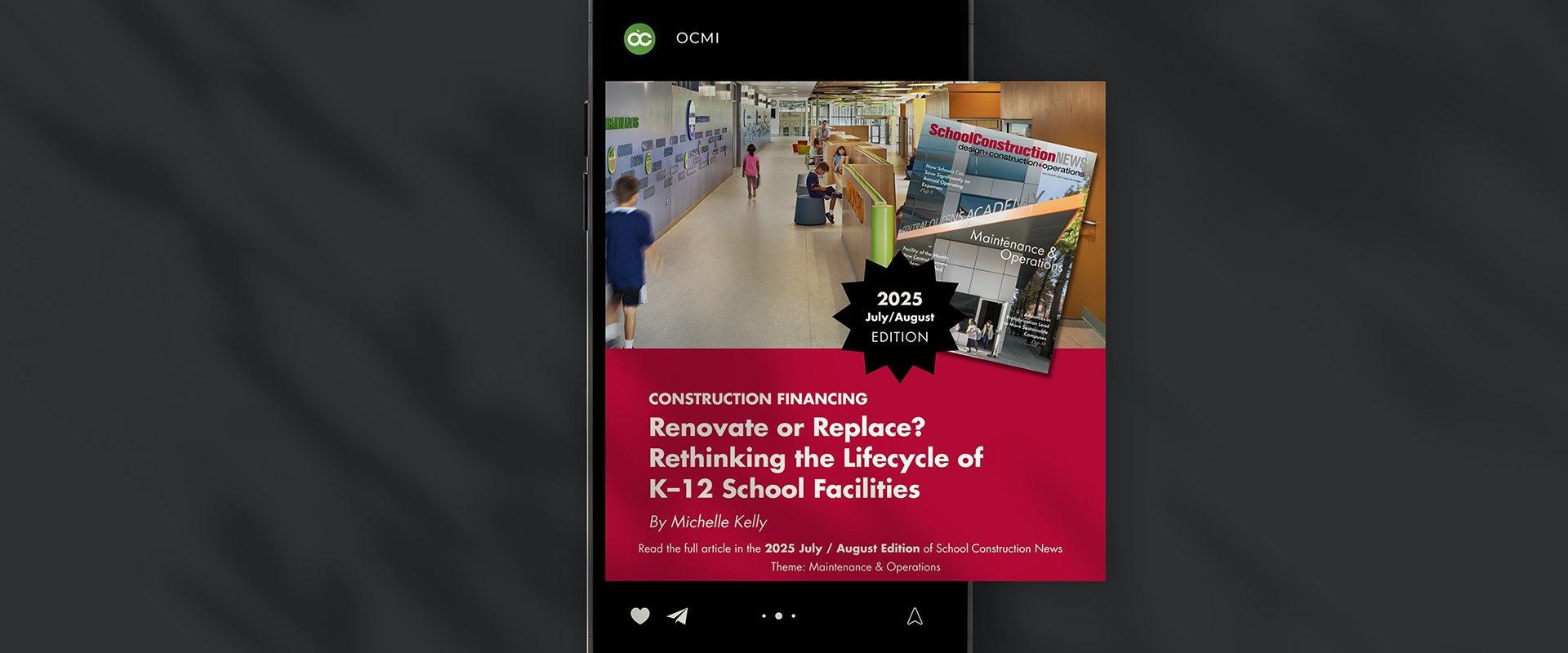 Renovate or Replace? Rethinking the Lifecycle of K-12 School Facilities
